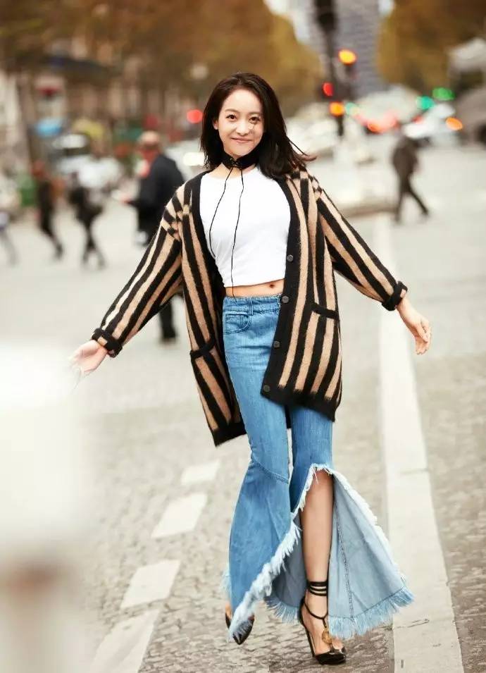 宋佳和杨幂穿衣搭配,杨幂宋佳靠一个发型变少女