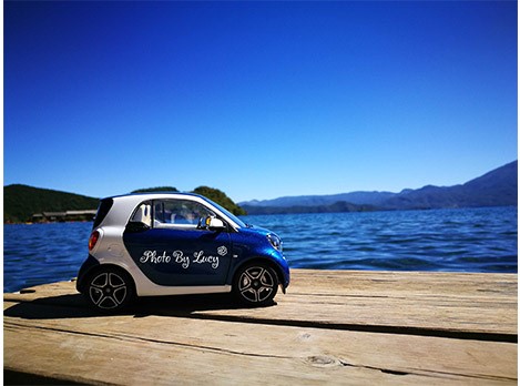 他们都以为我开smart去大理了...蓝鹅事实是...