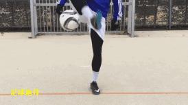 足球脚下频率过人技巧,初学者的足球花式动作