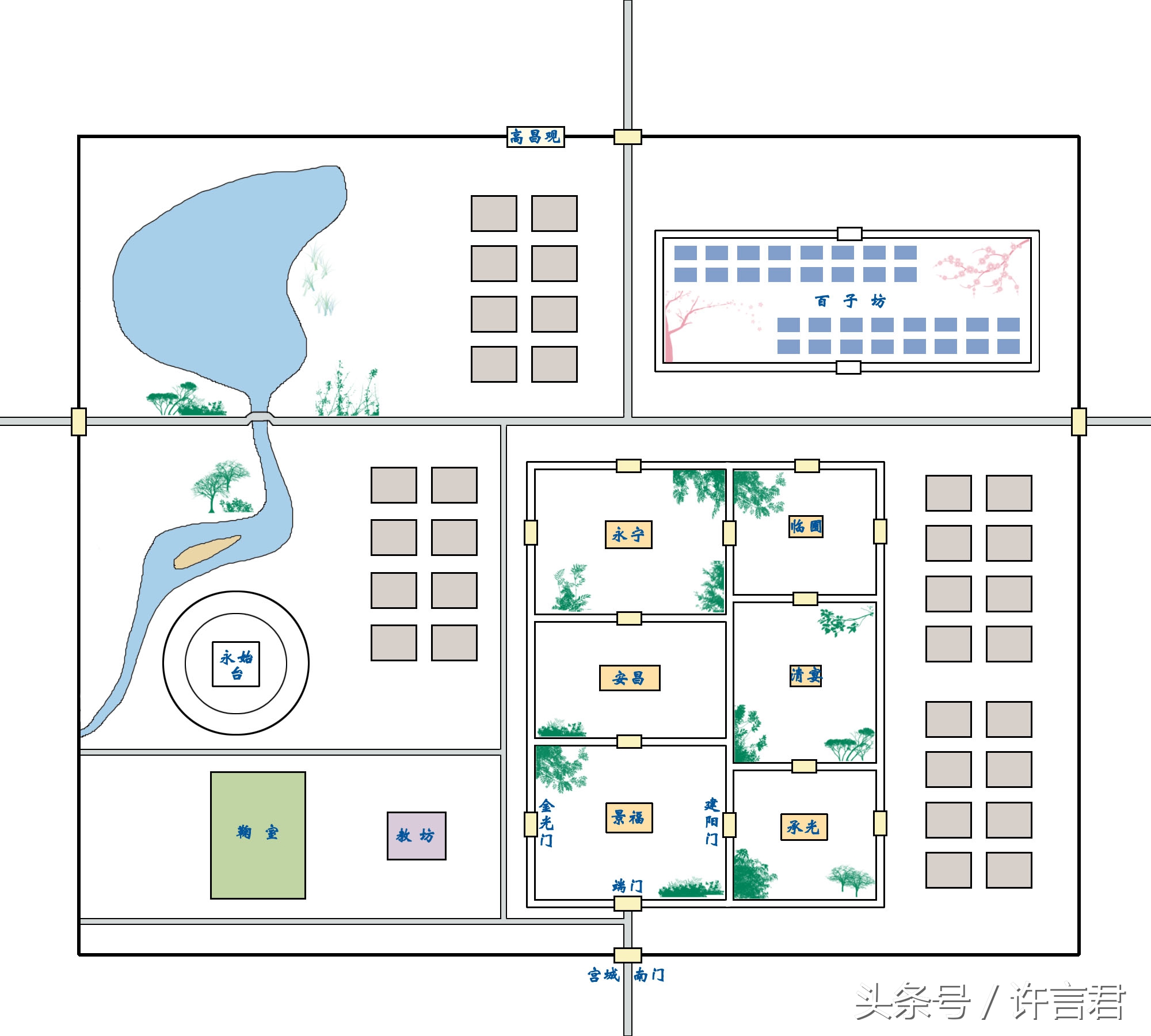 许昌宫遗址,曾经辉煌的皇宫