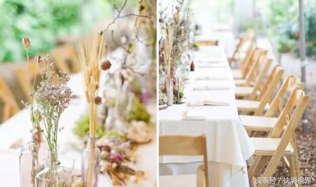 复古森林风婚礼,乡村户外婚礼布置