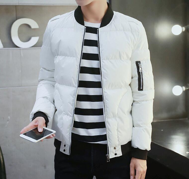 棒球领加厚棉服外套,冬日下的阳光型男