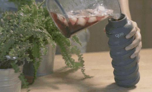 queBottleI做杯像做人，要能屈能伸