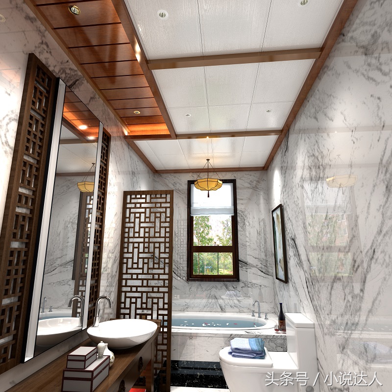 品格中式集成吊顶效果图,铂雅吊顶合肥