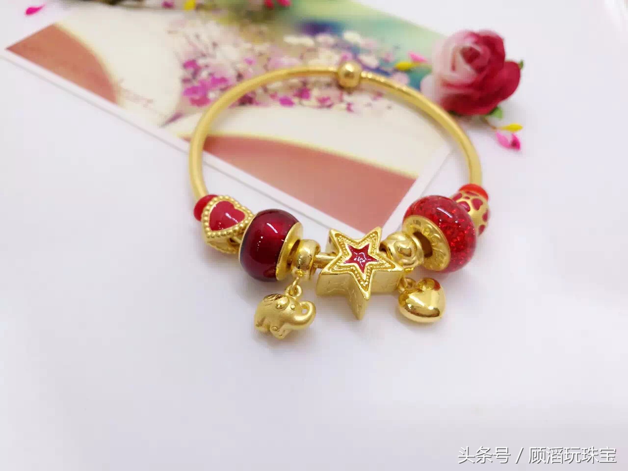 手工款黄金潘多拉手链,黄金款潘多拉手链结实么
