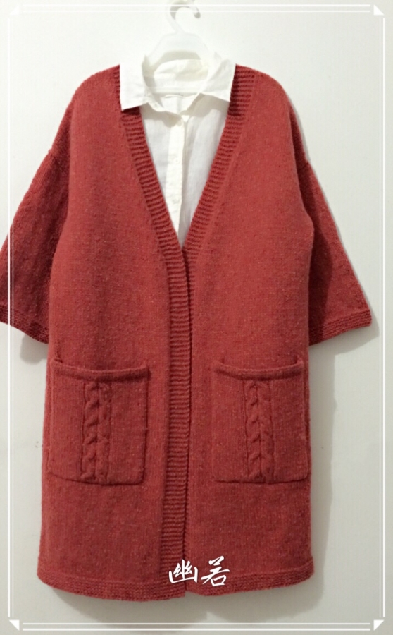 从上往下织的宽松毛衣教程,从下往上织宽松毛衣教程