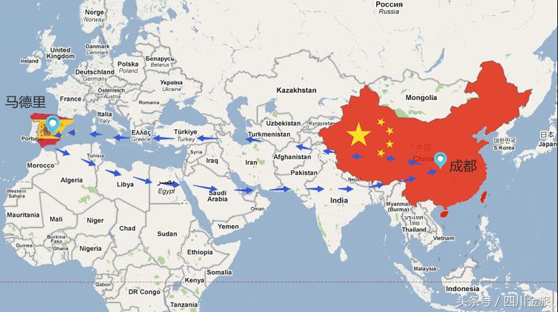 成都直飞西班牙,成都直飞国外旅游