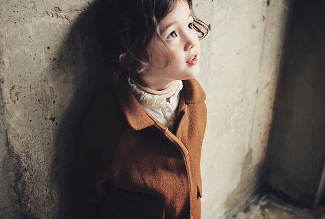 女大童冬季韩系穿搭,韩国女童时尚冬季穿搭