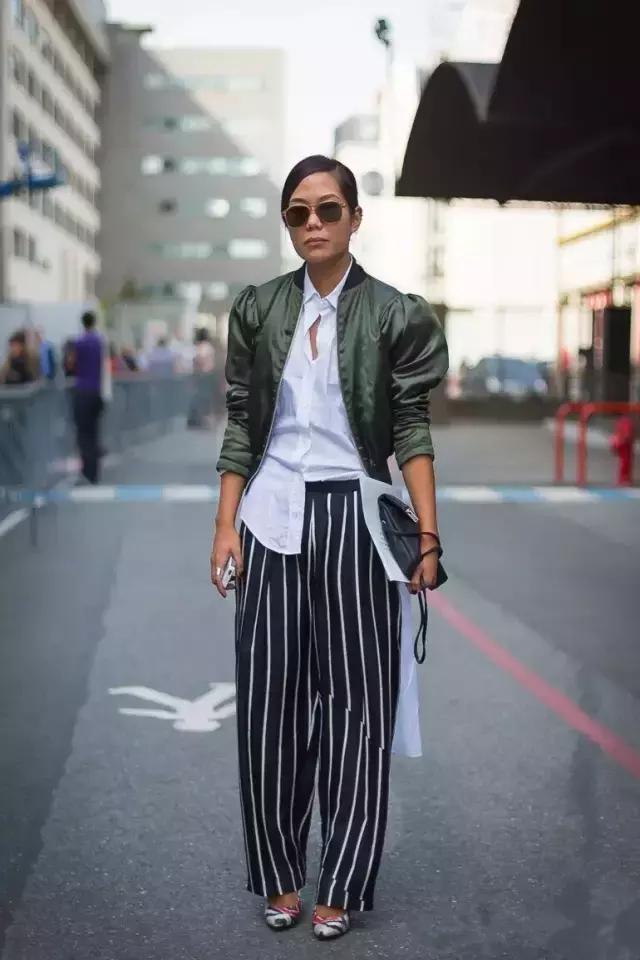 冬季绿夹克穿搭,绿色夹克秋冬穿搭