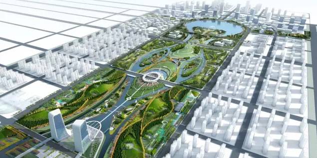 中国第二大会展中心,航空港区高铁站