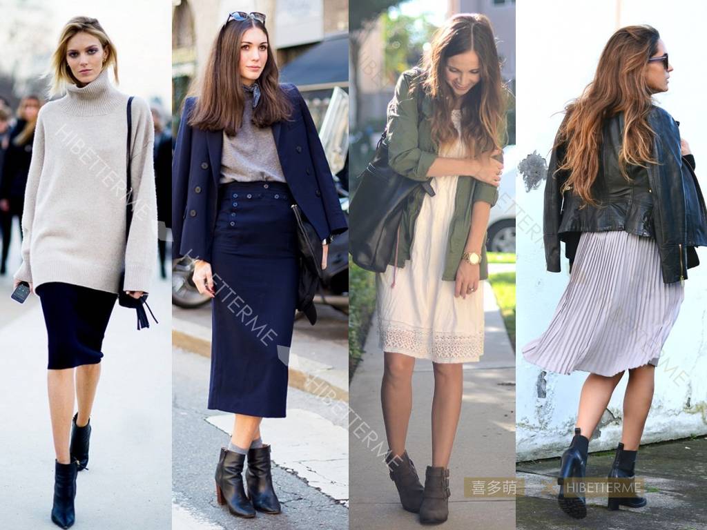 短靴穿搭高级感,短靴都有哪些经典穿搭