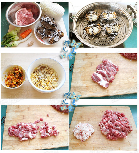 清炖蟹粉狮子头的正宗做法上海,在家做全蟹宴