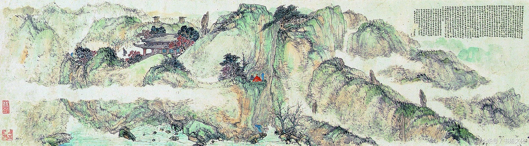 博物馆明代山水100幅,博物馆珍藏的国画图文