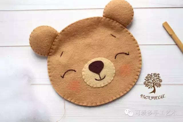 冬天可爱小熊,萌化了的可爱小熊怎么做