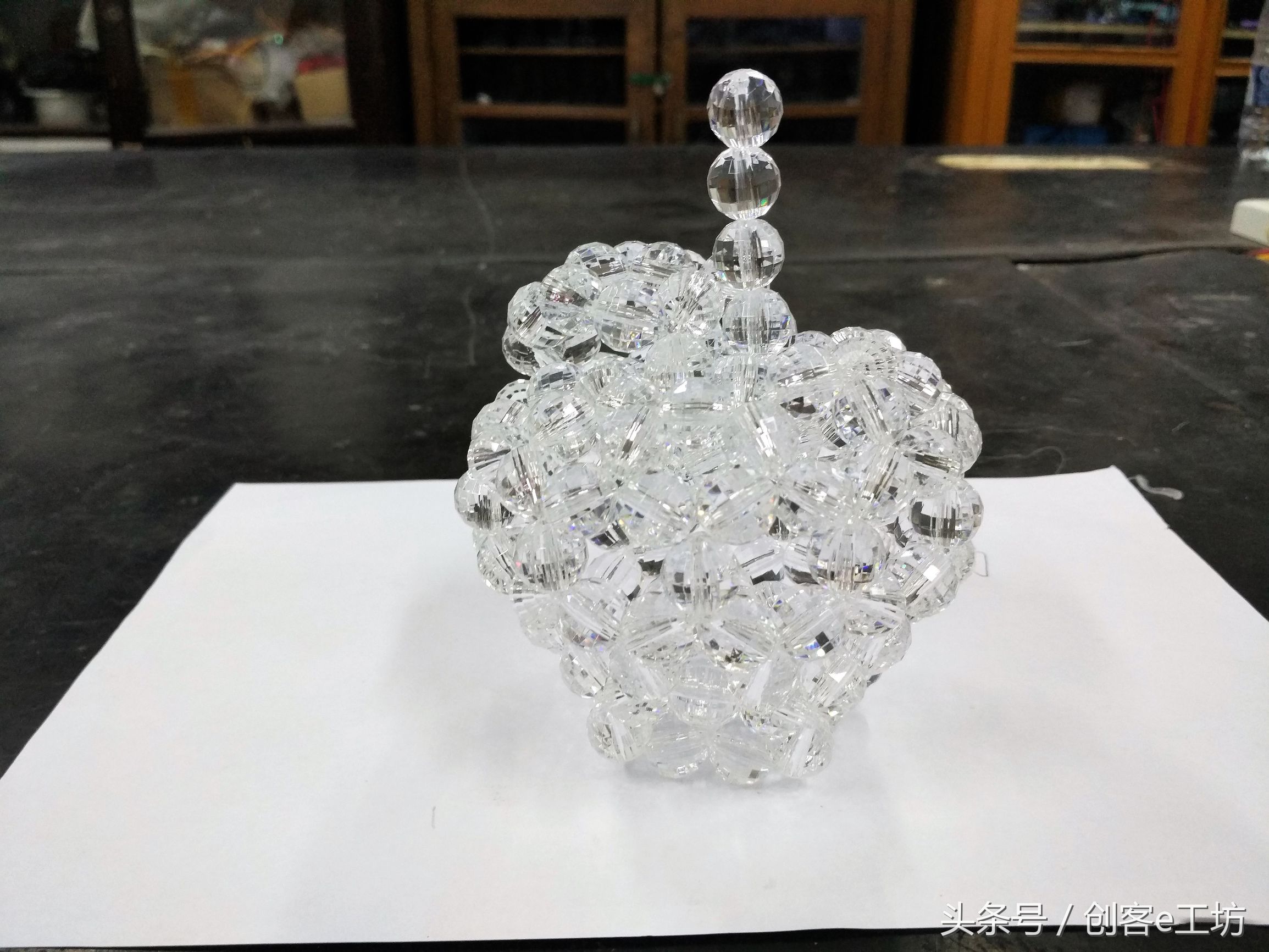 如何制作简单的水晶摆件,水晶家里摆件工艺品