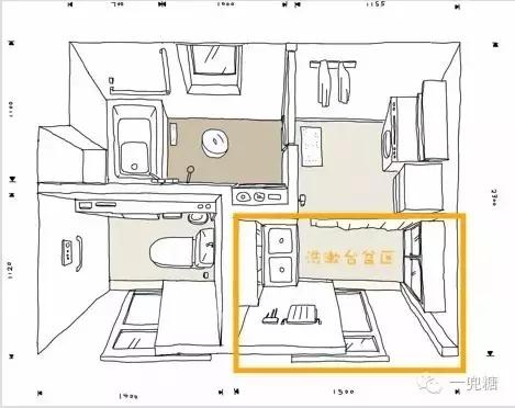 带浴缸三分离卫生间装修效果图,家装优秀案例布置