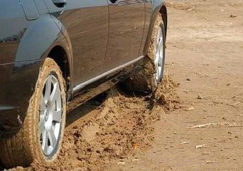 车子陷进泥巴里的神器,车子陷进泥里出不来