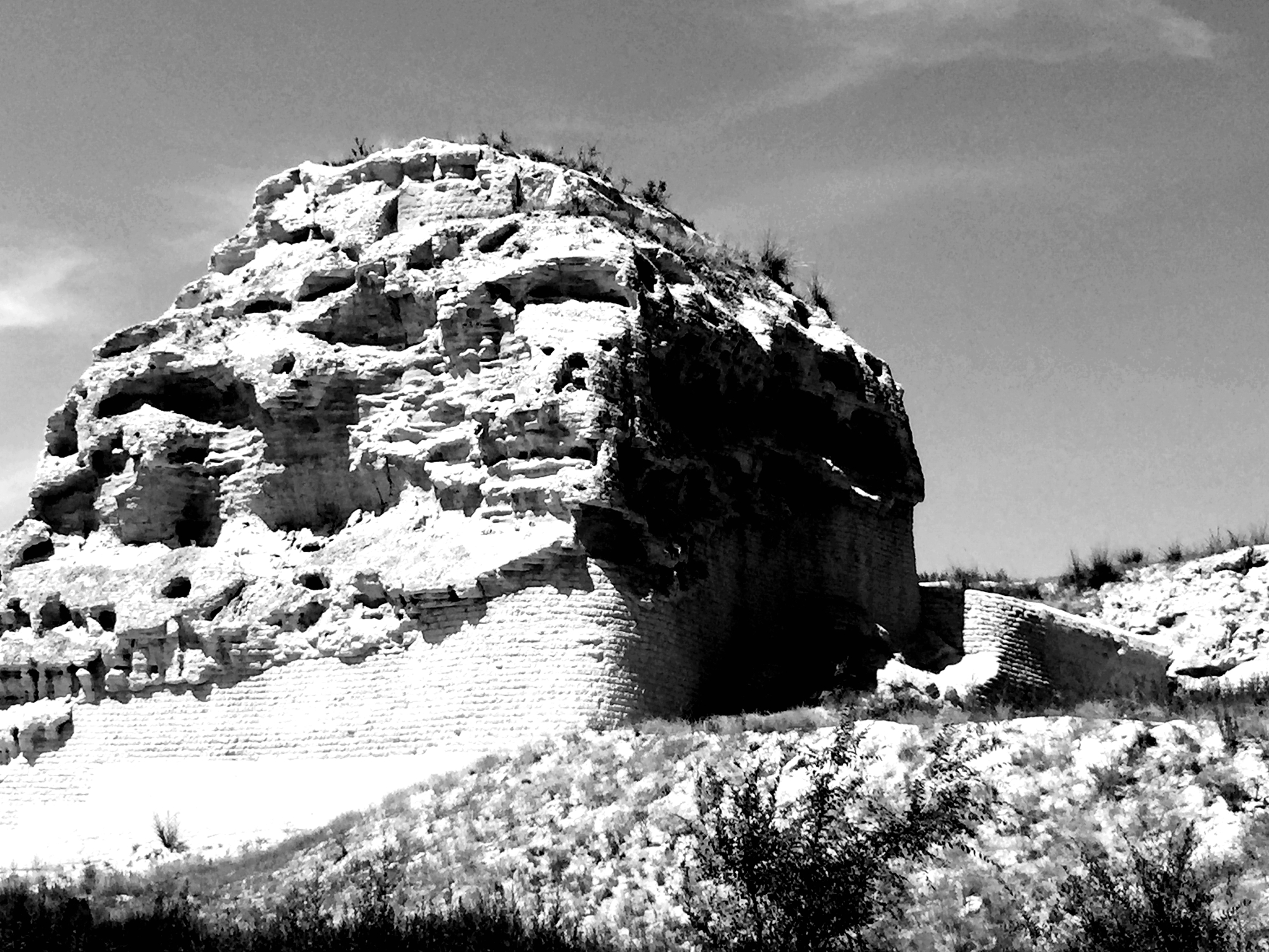 历史丨匈奴最后的遗址：废都统万城