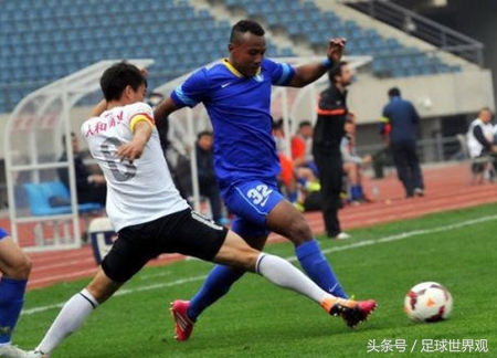 中国有两名黑人球员如今一个委身中甲一个留洋欧洲