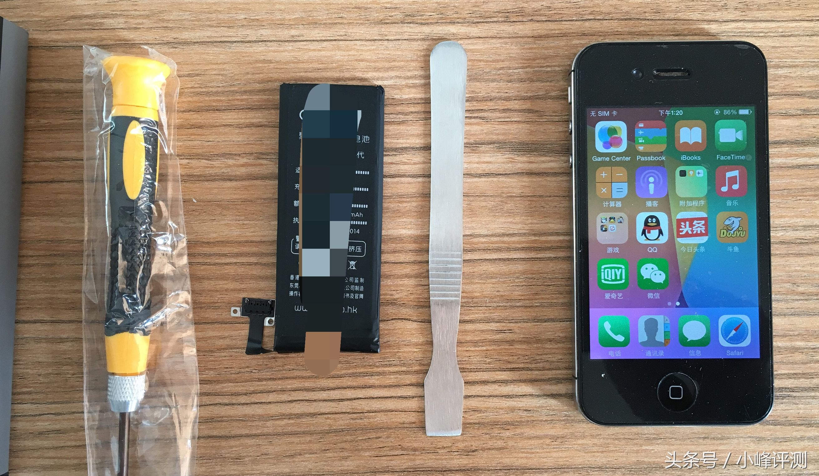 自己动手更换电池后又满血复活,iphone4s自己换电池