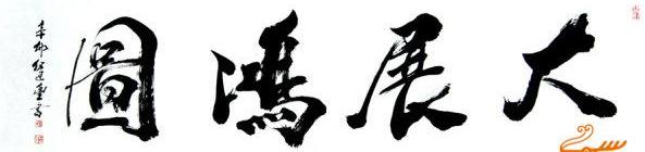 书法大展宏图欣赏,武模凯书法大展宏图