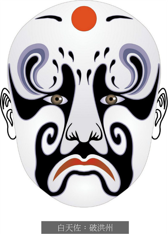 国粹脸谱重组画,国粹创意经典脸谱