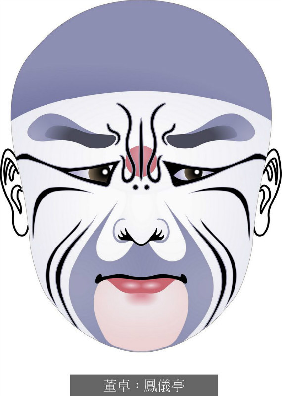 国粹脸谱重组画,国粹创意经典脸谱