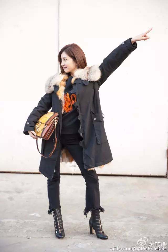 江疏影和戚薇的穿衣搭配,江疏影戚薇同款