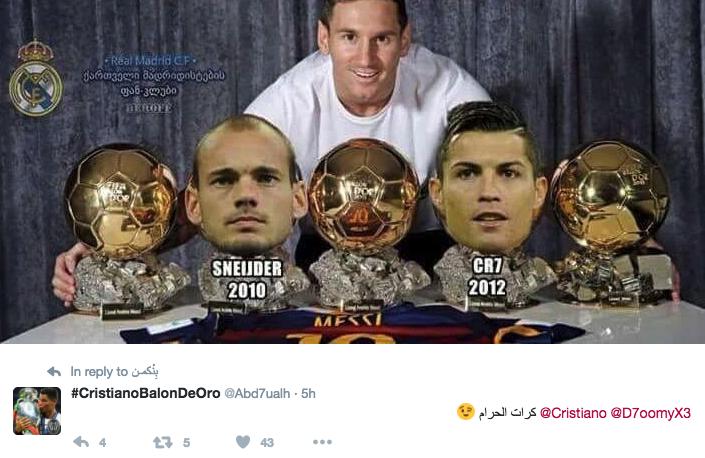 c罗金球奖发言落泪,c罗怎么评价梅西金球奖