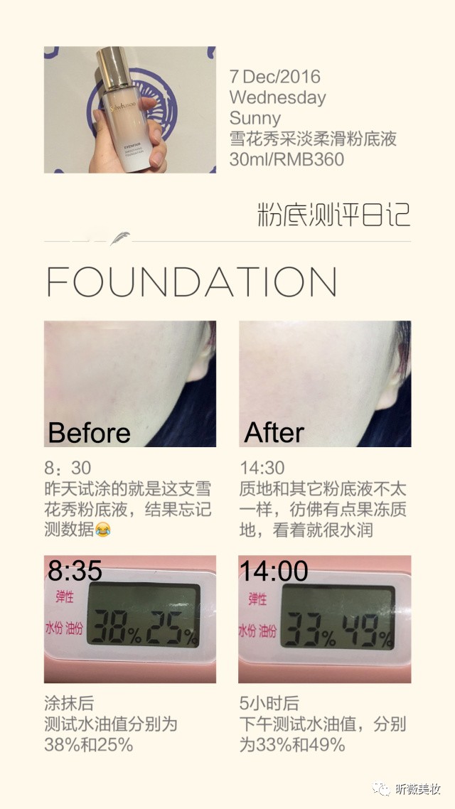 测评博主测评的粉底液,混油皮秋冬底妆粉底液测评推荐