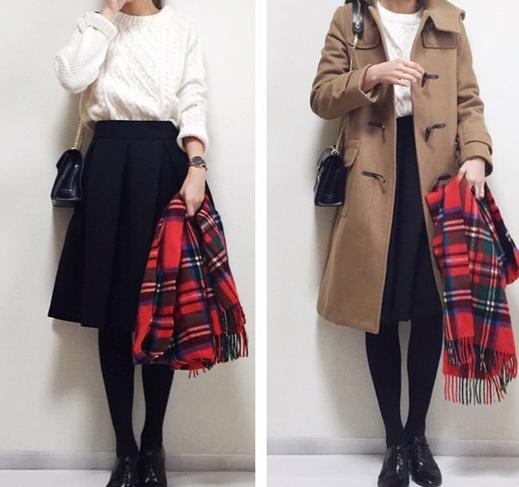 博主｜冬天围巾买了不会搭看看这位博主怎么把围巾搭配好