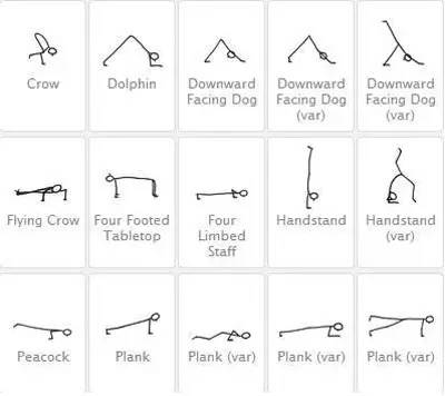 超全瑜伽小人绘画,瑜伽小人绘画技巧视频