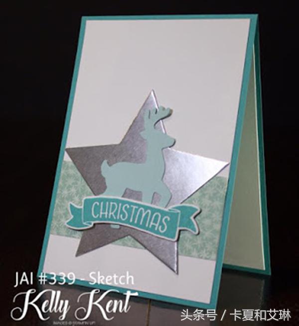 圣诞节简单手工做贺卡送给妈妈,圣诞贺卡手工制作简单易学