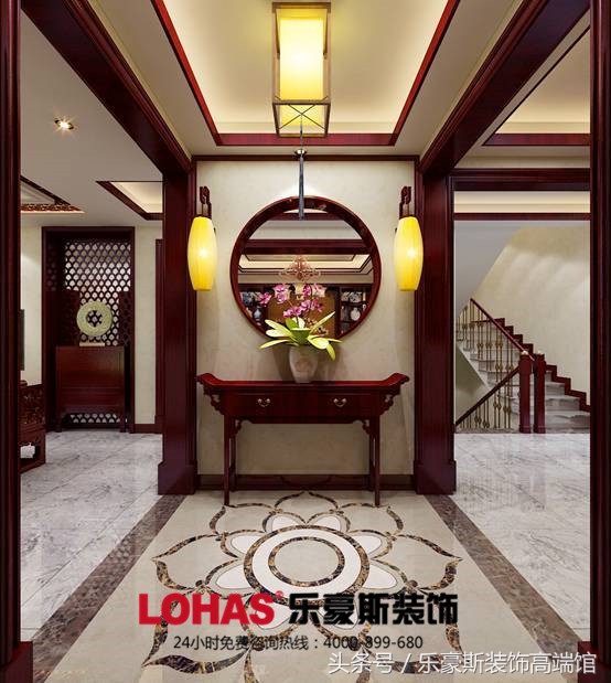 新中式山间小院装修效果图,上山间别墅