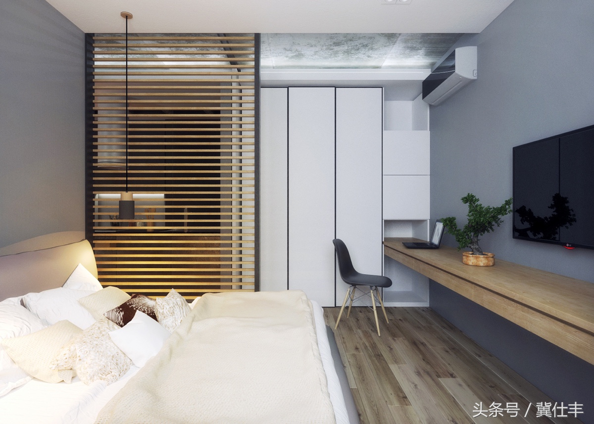 44平小户型装修进门厕所,60-70平米刀把型小户型设计