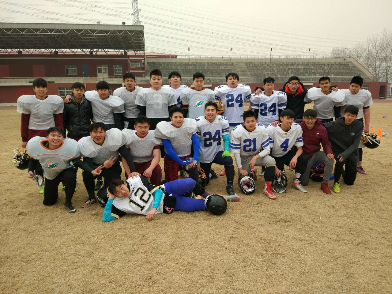 美国大学橄榄球比赛玫瑰碗,中国学校橄榄球比赛开场仪式