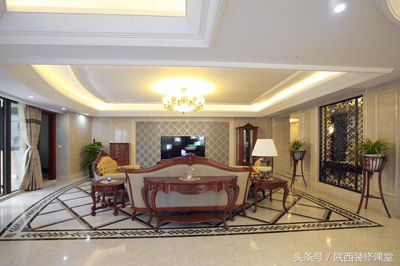 欧美大平层豪宅,欧美大平层客厅装修效果图