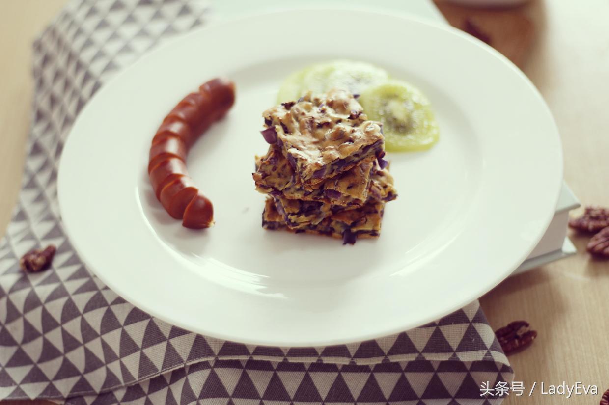 凉拌紫甘蓝清脆爽口健康低脂,紫甘蓝最好吃低脂高蛋白食物