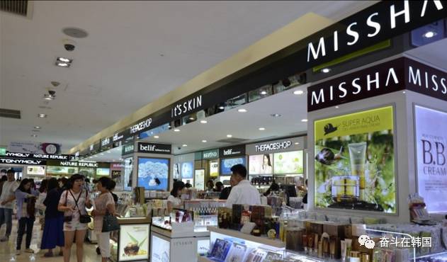 中国和韩国化妆品对比,韩国本土化妆品和专柜的区别