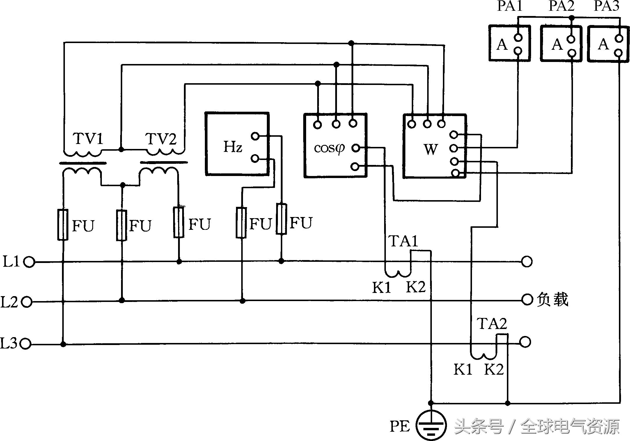 电工各种仪表接线图,汇邦ak6系列温控仪表接线方法