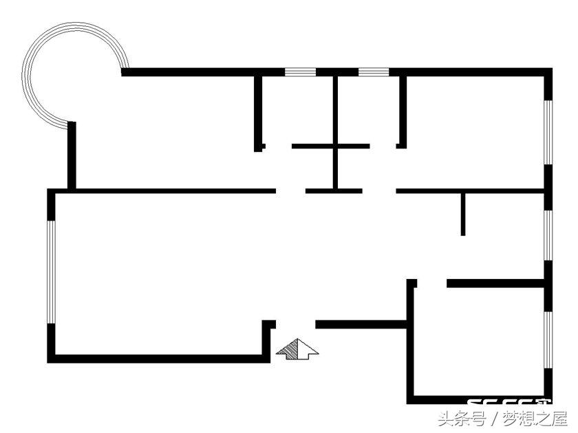 清苑尚景美式三居135㎡装修案例