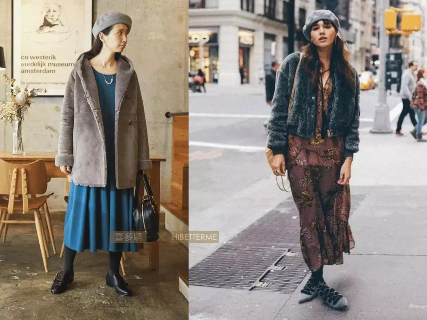 冬天怎么穿裙子好看又不冷,冬天裙子怎么穿超好看