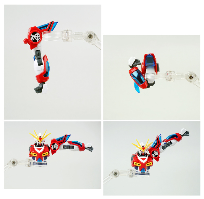 万代hg风灵高达修改型测评,万代hg神木燃烧