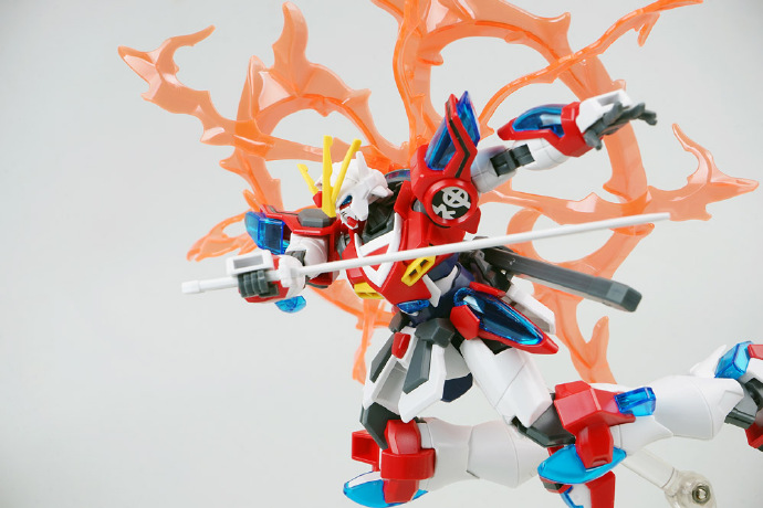 万代hg风灵高达修改型测评,万代hg神木燃烧