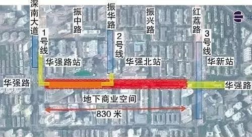 华强北开幕,深圳华强北步行街国庆
