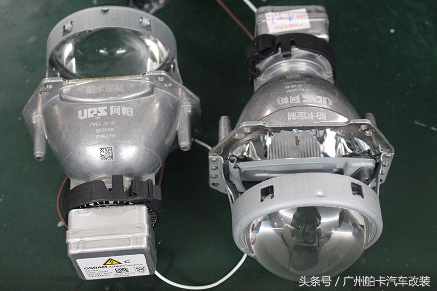 现代ix25大灯改透镜全过程,现代ix25大灯灯光怎么调