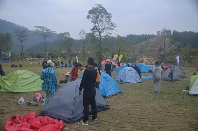 大尖山露营公园图,五桂山山旮旯露营基地