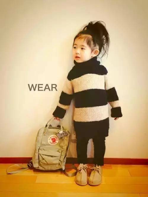 日本萌娃童装走秀,日系小童装潮流搭配