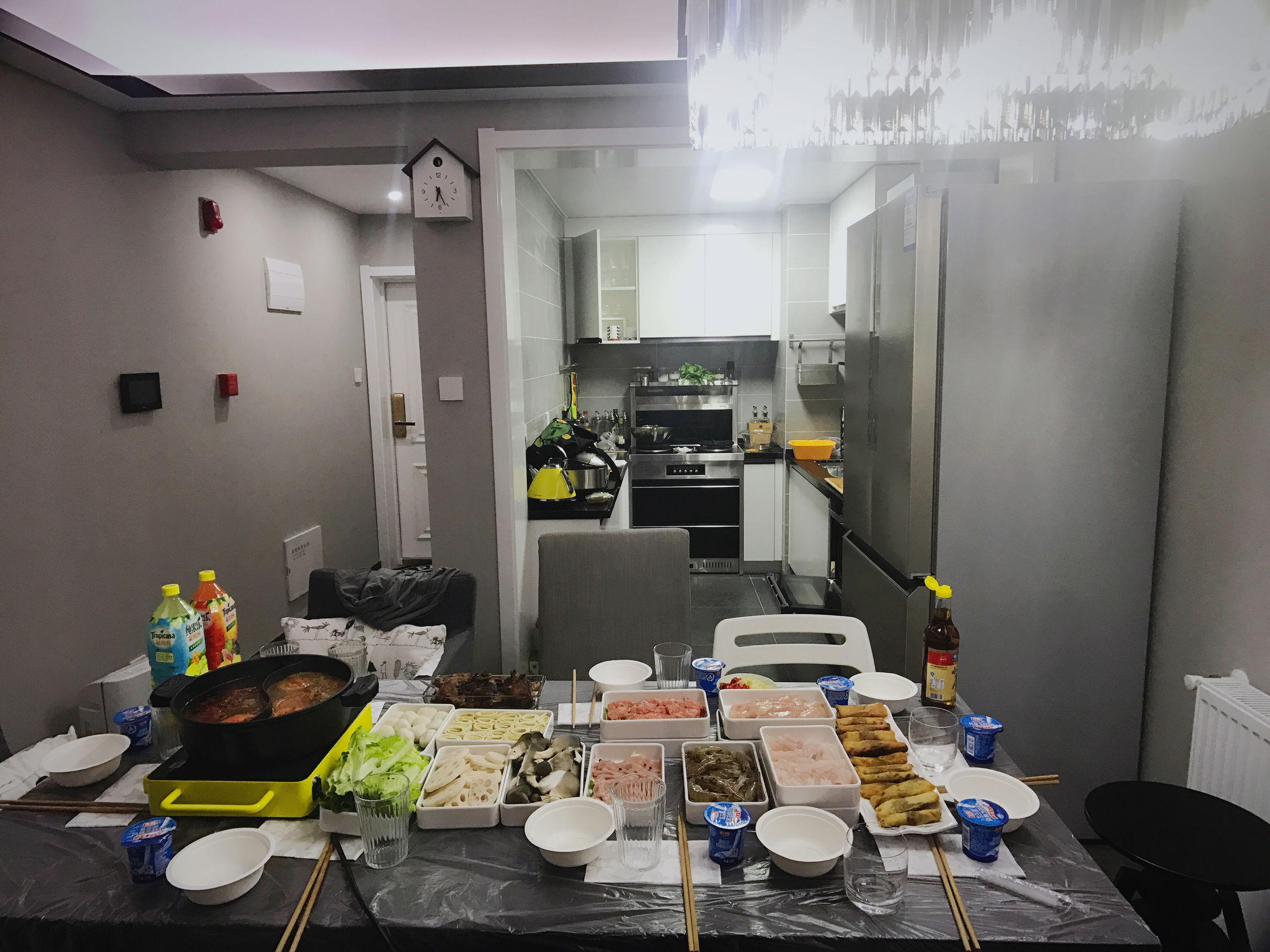 一人住一室挑高房,91平两室一厅一卫一厨装修