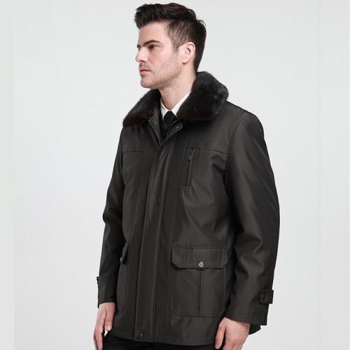 胖子男士棉衣外套加厚款丝棉夹克,爸爸穿的外套加绒显帅